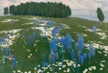 Field of flowers, Paul Raud